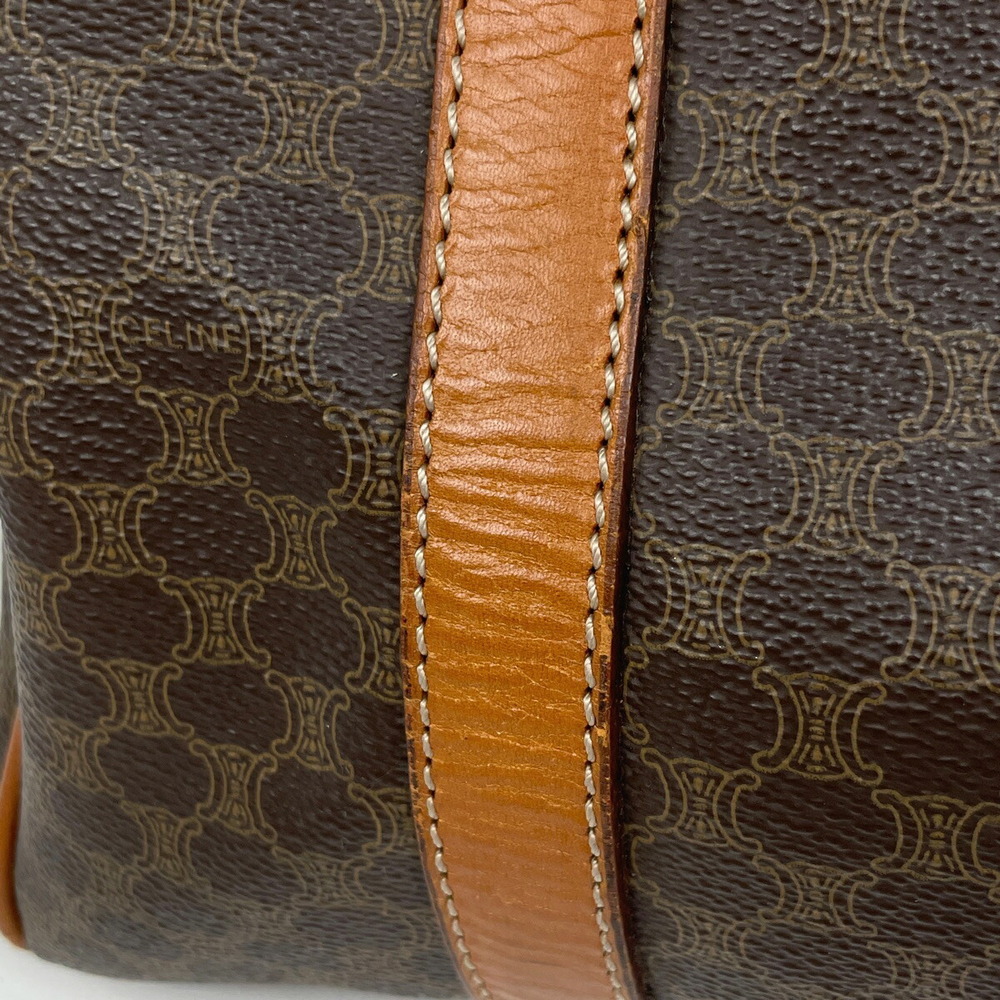 Celine Macadam Handbag Boston Canvas Brown - Picture 3 of 6